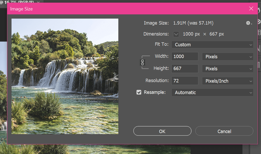 Image Size prikaz detalja image-resize-detail